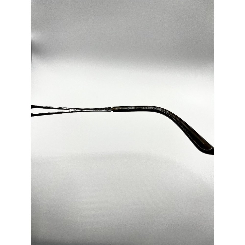 Saks Fifth Avenue Eyeglasses Halfrim Saks 246 OCVL 135 Dark Brown - Picture 4 of 5